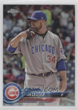 2018 Topps Chrome - [Base] - Refractor #191 - Jon Lester