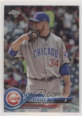 2018 Topps Chrome - [Base] - Refractor #191 - Jon Lester