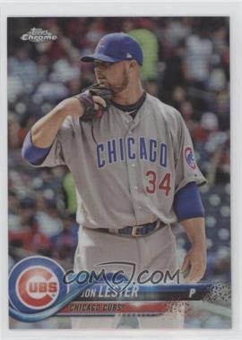 2018 Topps Chrome - [Base] - Refractor #191 - Jon Lester