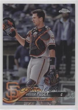 2018 Topps Chrome - [Base] - Refractor #29.1 - Buster Posey (Catching Gear)