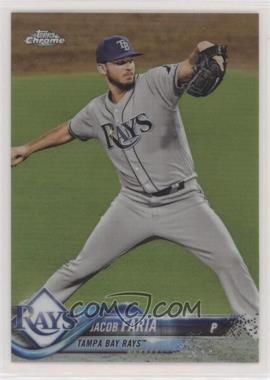 2018 Topps Chrome - [Base] - Refractor #57 - Jacob Faria