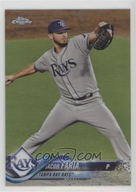 2018 Topps Chrome - [Base] - Refractor #57 - Jacob Faria