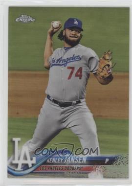 2018 Topps Chrome - [Base] - Refractor #91 - Kenley Jansen