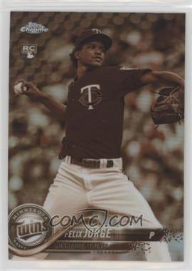 2018 Topps Chrome - [Base] - Sepia Refractor #127 - Felix Jorge