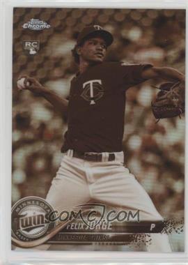 2018 Topps Chrome - [Base] - Sepia Refractor #127 - Felix Jorge