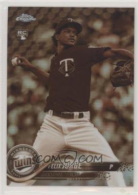 2018 Topps Chrome - [Base] - Sepia Refractor #127 - Felix Jorge