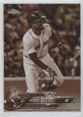 2018 Topps Chrome - [Base] - Sepia Refractor #183 - Mookie Betts [EX to NM]