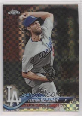 2018 Topps Chrome - [Base] - X-Fractor #121 - Clayton Kershaw