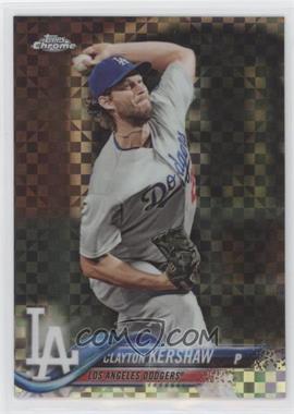 2018 Topps Chrome - [Base] - X-Fractor #121 - Clayton Kershaw