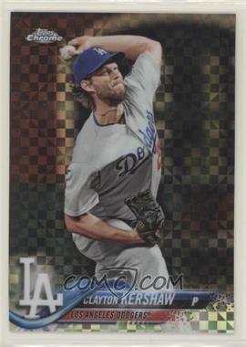 2018 Topps Chrome - [Base] - X-Fractor #121 - Clayton Kershaw