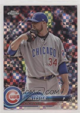 2018 Topps Chrome - [Base] - X-Fractor #191 - Jon Lester