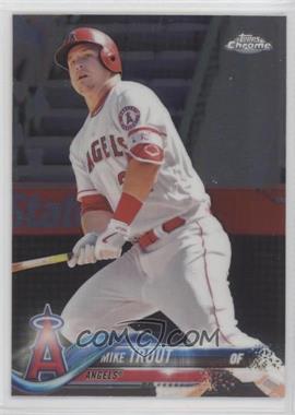 2018 Topps Chrome - [Base] #100.1 - Mike Trout