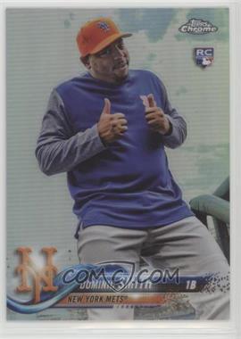 2018 Topps Chrome - [Base] #162.2 - SP Base Refractor - Image Variation - Dominic Smith (Thumbs Up)