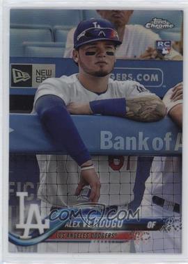 2018 Topps Chrome - [Base] #167.2 - SP Base Refractor - Image Variation - Alex Verdugo (In Dugout)