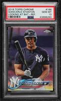 SP Base Refractor - Image Variation - Giancarlo Stanton (Looking at Bat) [PSA&n…