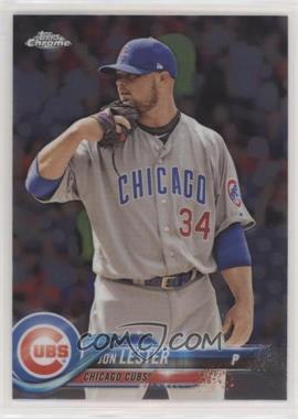 2018 Topps Chrome - [Base] #191 - Jon Lester