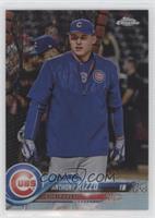 SP Base Refractor - Image Variation - Anthony Rizzo (Blue Warmup)