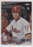 SP Base Refractor - Image Variation - Rhys Hoskins (In Dugout)