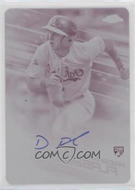 2018 Topps Chrome - Freshman Flash Autographs - Printing Plate Magenta #FFA-DF - Dustin Fowler /1