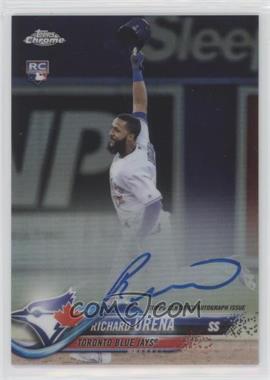 2018 Topps Chrome - Rookie Autographs - Refractor #RA-RU - Richard Urena /499