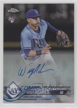 2018 Topps Chrome - Rookie Autographs - Refractor #RA-WA - Willy Adames /499