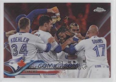 2018 Topps Chrome Sapphire Edition - Topps Online Exclusive [Base] - Red #584 - Toronto Blue Jays /10