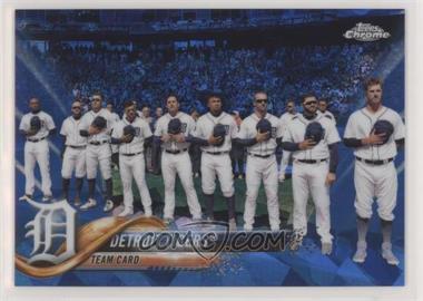 2018 Topps Chrome Sapphire Edition - Topps Online Exclusive [Base] #8 - Detroit Tigers Team