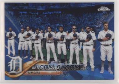 2018 Topps Chrome Sapphire Edition - Topps Online Exclusive [Base] #8 - Detroit Tigers Team