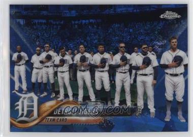 2018 Topps Chrome Sapphire Edition - Topps Online Exclusive [Base] #8 - Detroit Tigers Team