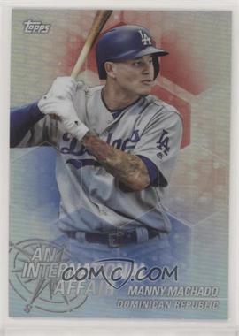 2018 Topps Chrome Update - Target Exclusive An International Affair #IA-MM - Manny Machado