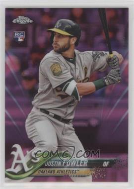 2018 Topps Chrome Update - Target Exclusive [Base] - Pink Refractor #HMT13 - Dustin Fowler