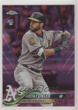 2018 Topps Chrome Update - Target Exclusive [Base] - Pink Refractor #HMT13 - Dustin Fowler