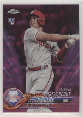 2018 Topps Chrome Update - Target Exclusive [Base] - Pink Refractor #HMT30 - Rookie Debut - Scott Kingery