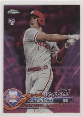 2018 Topps Chrome Update - Target Exclusive [Base] - Pink Refractor #HMT30 - Rookie Debut - Scott Kingery