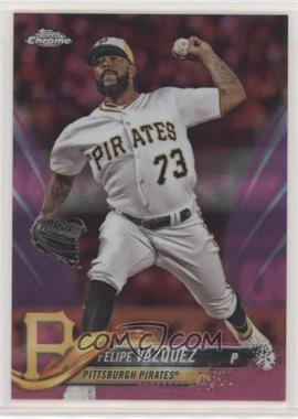 2018 Topps Chrome Update - Target Exclusive [Base] - Pink Refractor #HMT58 - Felipe Vazquez