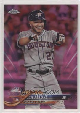 2018 Topps Chrome Update - Target Exclusive [Base] - Pink Refractor #HMT62 - All-Star - Jose Altuve