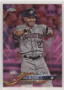 2018 Topps Chrome Update - Target Exclusive [Base] - Pink Refractor #HMT62 - All-Star - Jose Altuve