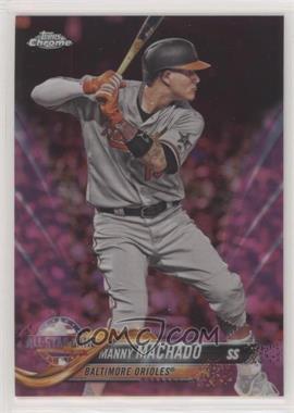 2018 Topps Chrome Update - Target Exclusive [Base] - Pink Refractor #HMT66 - All-Star - Manny Machado [EX to NM]