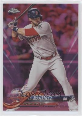 2018 Topps Chrome Update - Target Exclusive [Base] - Pink Refractor #HMT75 - All-Star - J.D. Martinez