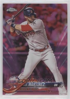 2018 Topps Chrome Update - Target Exclusive [Base] - Pink Refractor #HMT75 - All-Star - J.D. Martinez