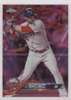 2018 Topps Chrome Update - Target Exclusive [Base] - Pink Refractor #HMT75 - All-Star - J.D. Martinez