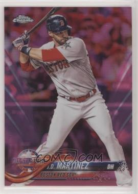 2018 Topps Chrome Update - Target Exclusive [Base] - Pink Refractor #HMT75 - All-Star - J.D. Martinez