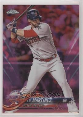 2018 Topps Chrome Update - Target Exclusive [Base] - Pink Refractor #HMT75 - All-Star - J.D. Martinez