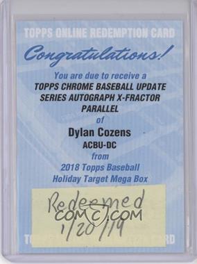 2018 Topps Chrome Update - Target Exclusive [Base] - X-Fractor Autograph #HMT57 - Dylan Cozens /125 [Being Redeemed]