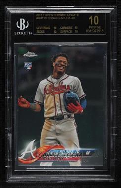 2018 Topps Chrome Update - Target Exclusive [Base] #HMT25 - Ronald Acuna Jr. [BGS 10 BLACK LABEL]