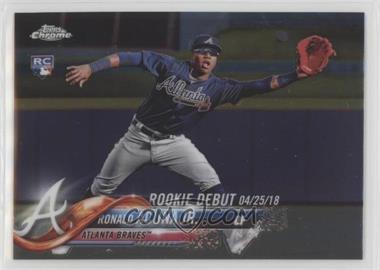 2018 Topps Chrome Update - Target Exclusive [Base] #HMT31 - Rookie Debut - Ronald Acuna