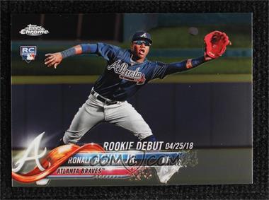 2018 Topps Chrome Update - Target Exclusive [Base] #HMT31 - Rookie Debut - Ronald Acuna