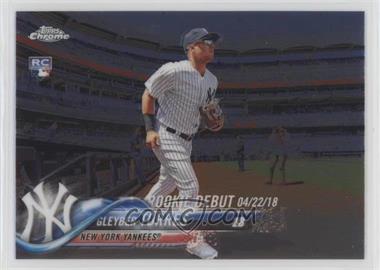 2018 Topps Chrome Update - Target Exclusive [Base] #HMT33 - Rookie Debut - Gleyber Torres