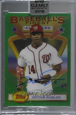 2018 Topps Clearly Authentic Autographs - 1993 Finest Stars #93FSA-VR - Victor Robles /199 [Uncirculated]