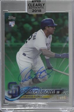 2018 Topps Clearly Authentic Autographs - [Base] - Green #CAA-CV - Christian Villanueva /99 [Uncirculated]